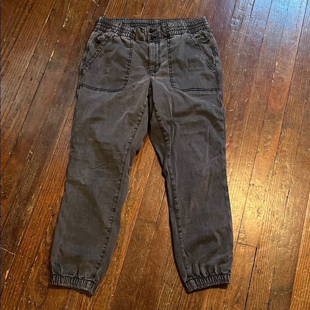 American Eagle Outfitters Charcoal Gray Jogger Track Pants